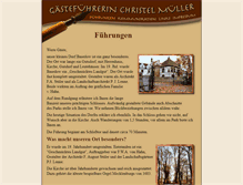 Tablet Screenshot of gaestefuehrerin-mueller.de